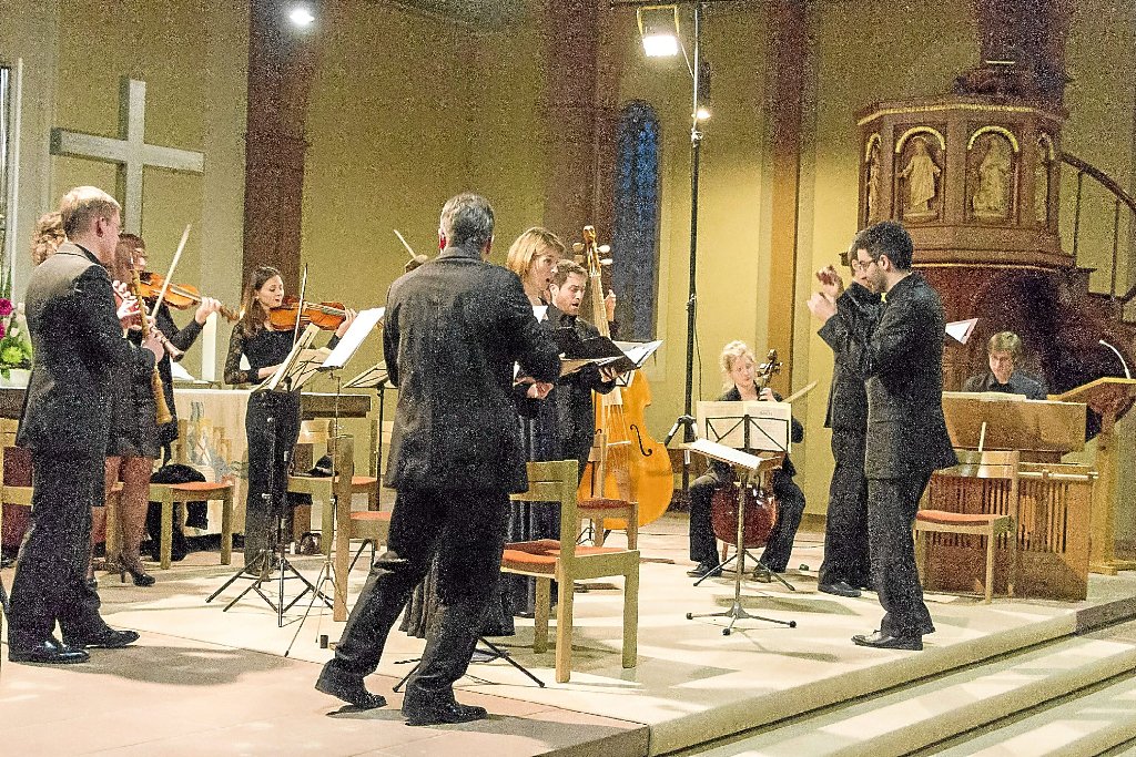 Das Ensemble Chapelle de la Vigne begeistert in der evangelischen Stadtkirche. Foto: Schwarzwälder-Bote