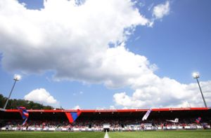 Der 1. FC Heidenheim trägt seine Heimspiele in der Voith-Arena aus – dem höchstgelegenen Profi-Stadion  in Deutschland. Foto: Baumann