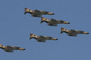 Iranische Kampfflugzeuge haben IS-Stellungen im Irak angegriffen. (Archivfoto) Foto: dpa