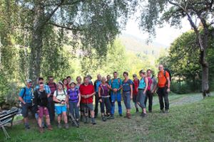 Die Zweitageswanderung des Schwarzwaldvereins Aichhalden führte 21 Teilnehmer ins Simonswälder Tal. Foto: Schwarzwaldverein Foto: Schwarzwälder Bote