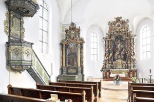 Heiligenbronn soll geistiges Zentrum bleiben. Auf dem Foto ist das Kirchenschiff der Wallfahrtskirche zu sehen. Fotos: Maier Foto: Schwarzwälder Bote
