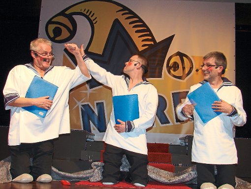 Nur eine von vielen Vorführungen, die ins Best-of-Programm gewählt werden können: Die Wolftallerchen Joe, Roland und Christof beim Zunftabend Narry 2013. Foto: privat Foto: Schwarzwälder-Bote