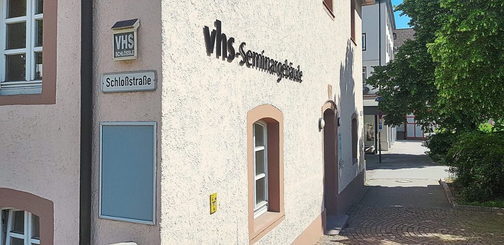 Die Integrationskurse im Schlössle, dem Schramberger  VHS-Seminargebäude, haben wieder begonnen. Foto: Riesterer Foto: Schwarzwälder Bote