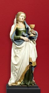 Werkstatt Hans Multscher: Heilige Barbara, um 1450 Foto: Ralf Graner