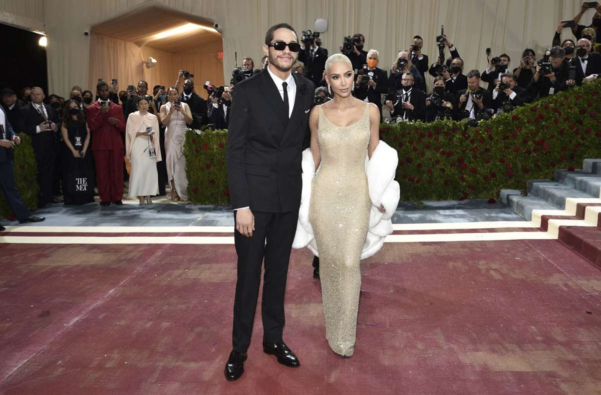 Met Gala 2022 in New York: Kim Kardashian trägt Kleid von Marilyn Monroe