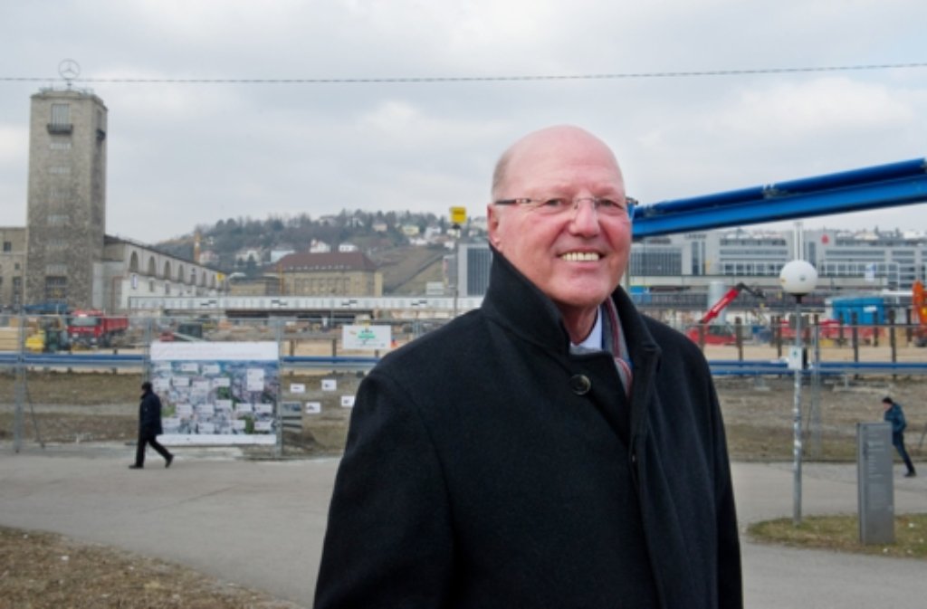 Der neue Vorsitzende des Vereins Bahnprojekt Stuttgart-Ulm, Georg Brunnhuber