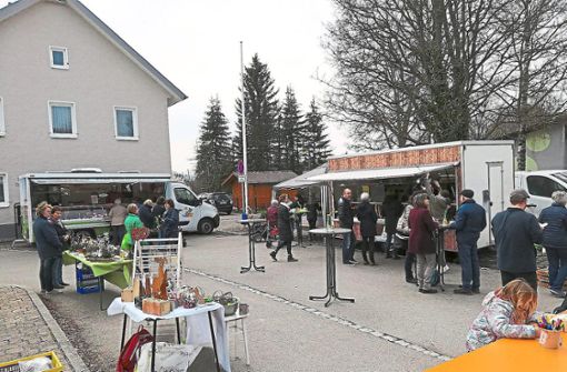 Seit 2020 findet der Wochenmarkt jeden Donnerstag statt. Foto: Baier