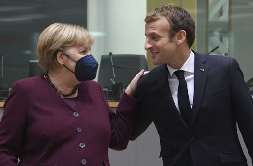 Angela Merkel und Emmanuel Macron waren sich nicht immer einig. Foto: dpa/John Thys