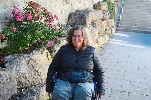 Ruth Gronmayer leistet als Behindertenbeauftragte in Rottweil vor allem Netzwerkarbeit.  Foto: Cools Foto: Schwarzwälder Bote