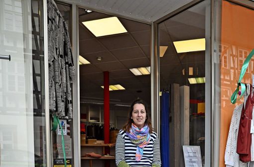Lisa Mohr will ihr Geschäft an der Hauptstraße im September eröffnen. Foto: Reinhard