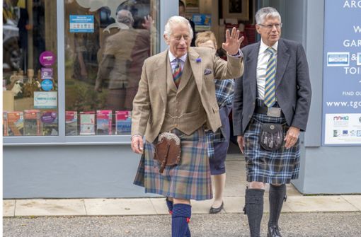 König Charles auf Besuch in Schottland. Foto: dpa/Jane Barlow