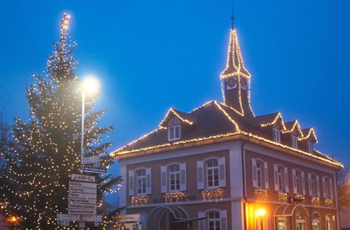Auf diese Beleuchtung am Alten Rathaus in Rust muss die Gemeinde im kommenden Winter wohl verzichten. Foto: Mutz