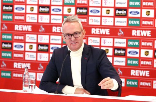 Sein Vertrag als Geschäftsführer des 1.FC Köln läuft bis 2023, doch Alexander Wehrle soll schon deutlich früher zum VfB Stuttgart kommen. Foto: imago/Herbert Bucco