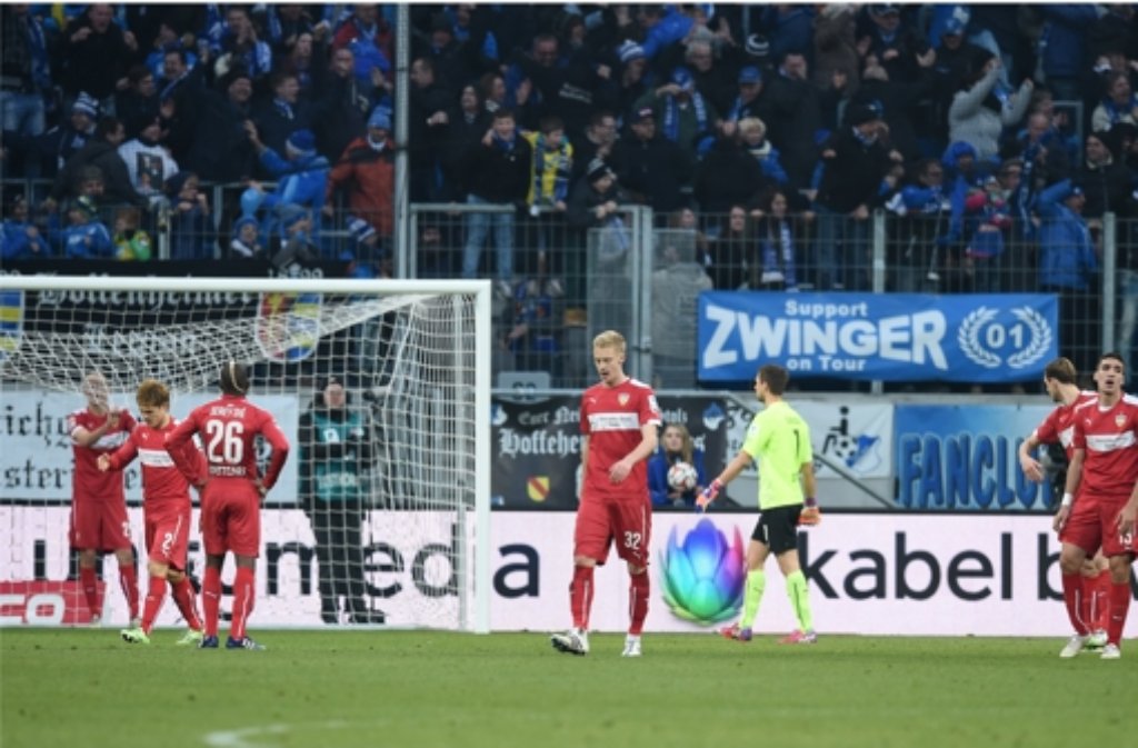 Der VfB wartet weiter auf den ersten Sieg im Jahr 2015. Foto: Bongarts