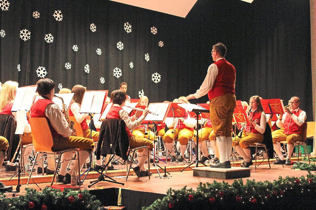 Mit seinem Konzert begeisterte der Musikverein Ebhausen mehr als 200 Besucher. Fotos: Geisel