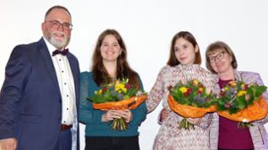 Thomas Schäfer bedankte sich bei seinem Abschied vor allem bei seinen Töchtern Johanna und Eva und seiner Frau Sigrid. Foto: Kiryakova