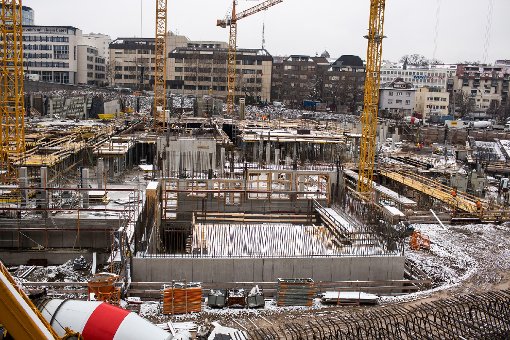 Das neue Stadtquartier im Europaviertel wächst: Klicken Sie sich durch die Baustellenbilder des Milaneo ... Foto: www.7aktuell.de | Florian Gerlach
