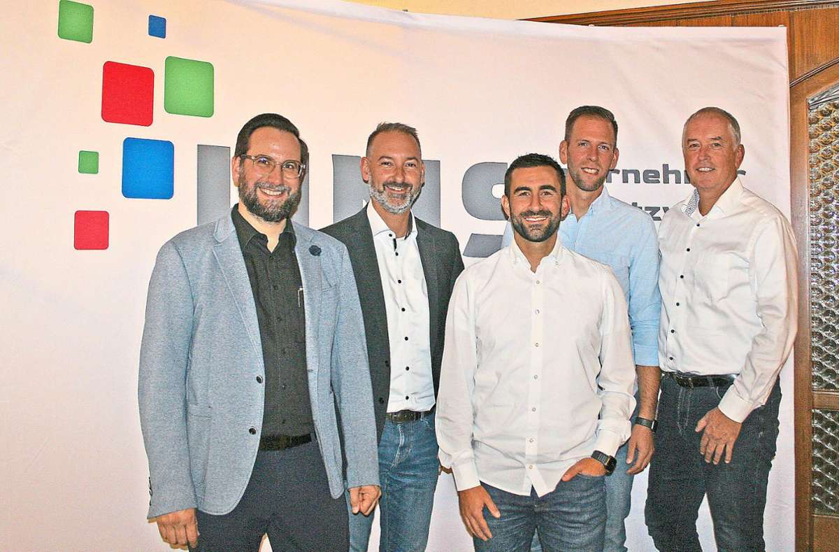 Der neue Vorstand des Unternehmer Netzwerks Seelbach (von links): Heiko Wagner, Rainer Griesbaum, Marius Hacker, Marco Schäfer und Martin Kopf Foto: Verein