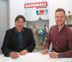 Mit Julian Krieg hat Handball-Bundesligist HBW Balingen-Weilstetten einen Neuzugang für die nächste Saison verpflichtet. Der Linkshänder, derzeit noch bei Pfadi Winterthur unter Vertrag, hat bei den Galliern von Alb einen Zwei-Jahresvertrag ab 1. Juli 2015 unterschrieben.  Foto: HBW