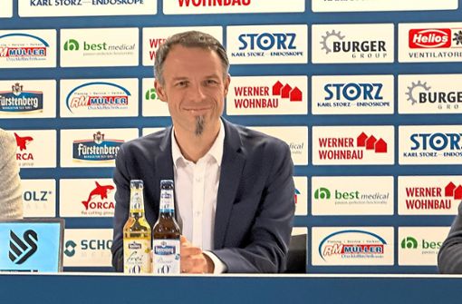 Alexander Herr, neuer kaufmännischer Geschäftsführer der Wild Wings, stellt sich vor. Foto: Schölzel