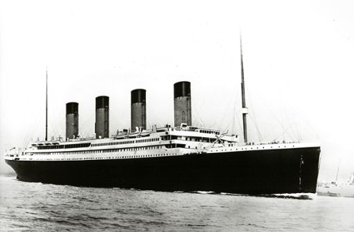 Mit Volldampf in den Untergang: Die „Titanic“ verlässt am 10. April 1912 den Hafen von Southampton zu ihrer ersten und letzten Fahrt. Foto: dpa/t