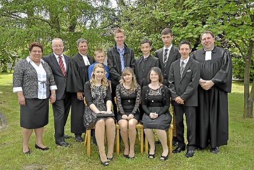 Die Konfirmanden der evangelischen Gemeinde Hüfingen/Bräunlingen. Foto: Sigwart