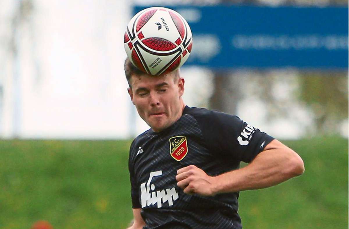 Auch wieder mit dabei für den FC Holzhausen ist Nils Schuon, der lange verletzt war. Im Test gegen Trossingen erzielte er auch einen Treffer. Foto: Wagner
