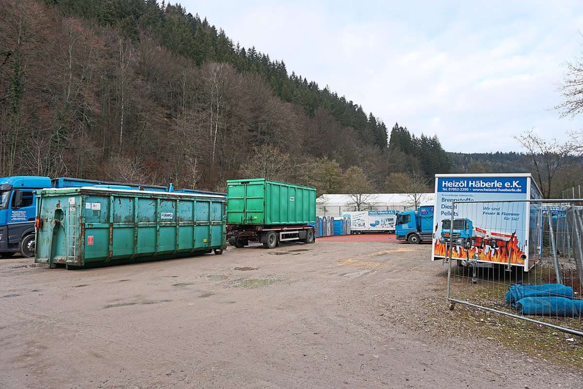 Die Firma Häberle hat bereits Lagerflächen in den Talwiesen. Foto: Krokauer