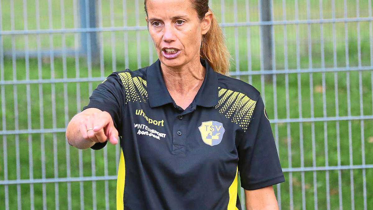 Trainerin des TSV Frommern: Petra Linder prägt den Frauenfußball bei den gelb-schwarzen