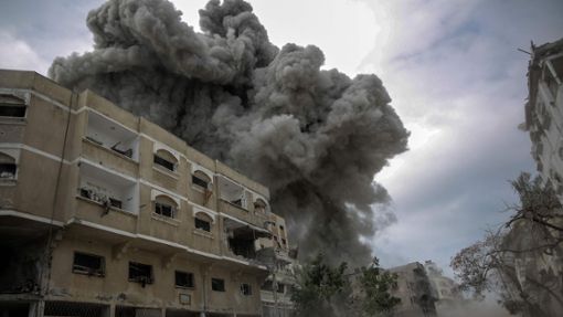 Die Luftschläge der israelischen Armee im Gazastreifen gehen weiter. Foto: AFP