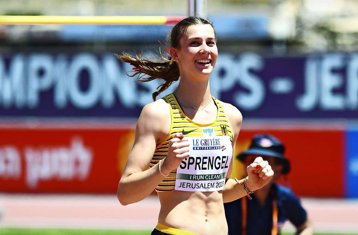 Athletin aus Grosselfingen: Sandrina Sprengel wird U20-Europameisterin im Siebenkampf