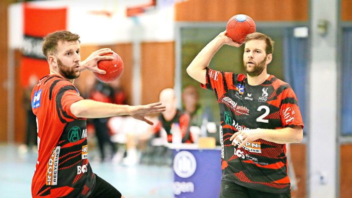 Brüder im Handball: Gregor und Julian Thomann tragen das Trikot der HSG Albstadt