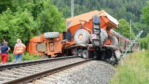 Zugunfall in Talhausen: Zwei Fahrgäste außer Lebensgefahr