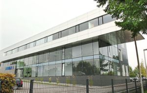 Das markante Verwaltungsgebäude der Firma Bürkle in Freudenstadt.   Foto: Archiv