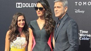 Die Clooneys bei Disney-Premiere