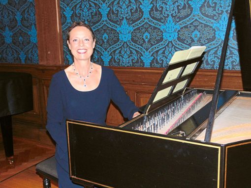 Die Musikerin Urte Lucht legte am Cembalo keinen ganz gelungenen Auftritt hin. Foto: Schrader Foto: Schwarzwälder Bote