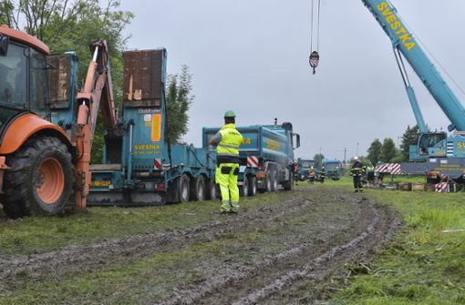 Aufräumarbeiten nach dem Zugunglück in Tschechien. Foto: dpa/Chaloupka Miroslav