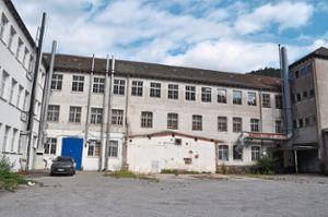 Der Ausstellungsort – das Maba-Gebäude in Alpirsbach – ist eine alte Fabrikhalle. Foto: Fuchs