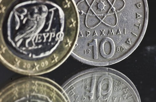 Euro oder Drachme – letztlich geht es genau darum beim Referendum in Griechenland. Foto: dpa