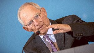Wolfgang Schäuble ist CDU-Spitzenkandidat in Baden-Württemberg. Foto: Kappeler