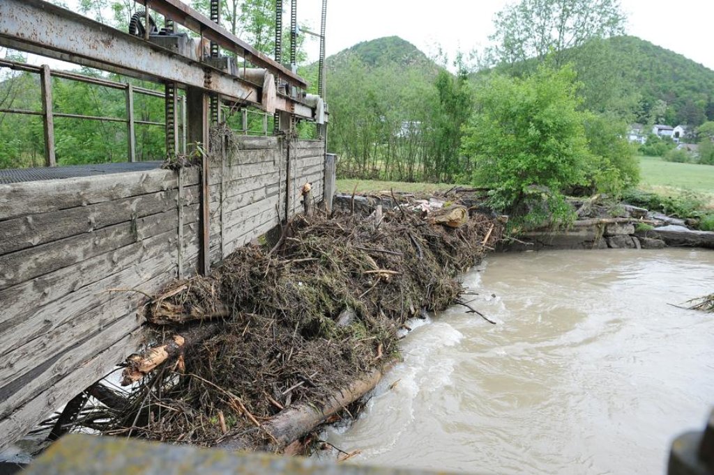 Das Hochwasser Anfang Juni in Mühringen: Geschädigte stellen Anträge auf Zuwendungen.