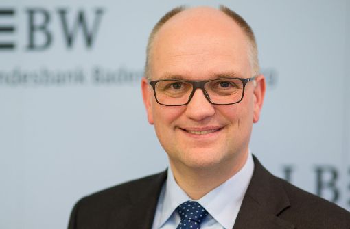 Der LBBW-Vorstandschef Rainer Neske blickt zuversichtlich in die Zukunft. Die Ausschüttungen für die Landeshauptstadt sind auch wegen des gesunkenen Zinsniveaus und Altlasten rückläufig. Foto: dpa