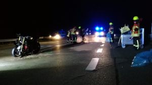 Bei einem Unfall auf der B 462 ist ein Motorradfahrer so schwer verletzt worden, dass er im Krankenhaus starb. Foto: Feuerwehr Dunningen