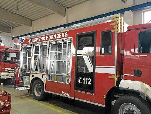 Das neue Löschfahrzeug LF 20 wird am Donnerstag, 13. März, in München abgeholt. Foto: Feuerwehr Hornberg
