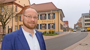 Christoph Krieger will ins Chefbüro des Seelbacher Rathauses einziehen. Foto: Köhler