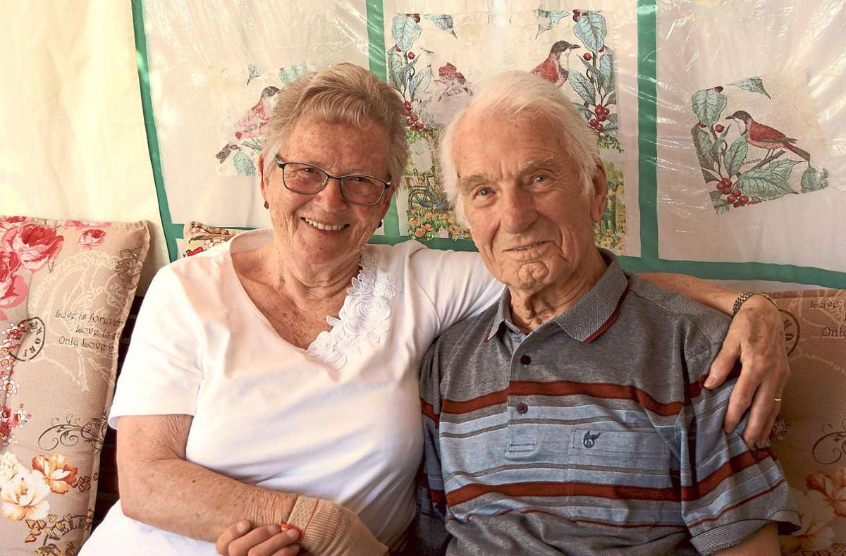 Edith und Otto Schalt sind seit 65 Jahren verheiratet. Foto: Franke