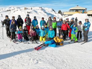 Die Teilnehmer der Skiausfahrt des Skiclubs haben  Spaß auf der Piste. Foto: Verein Foto: Schwarzwälder Bote