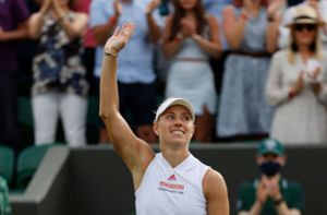 Angelique Kerber in Wimbledon Foto: AFP/ADRIAN DENNIS