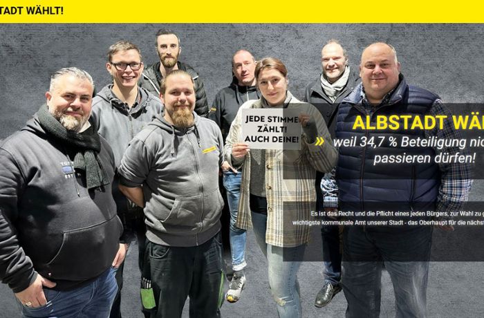 OB-Wahl Albstadt: Albstädter Initiative ruft zu mehr Wahlbeteiligung auf