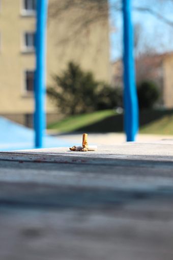 Das Rauchen auf Donau­eschinger Spielplätzen, wie hier beim Mehrgenerationenpark am Brigachufer, ist   schon seit 2011 streng verboten.  Foto: Simon